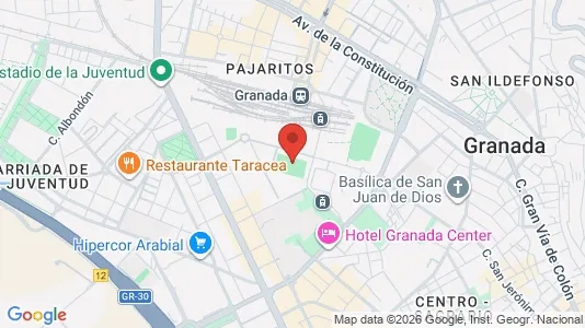 Apartments for rent i Granada - kort over placeringen
