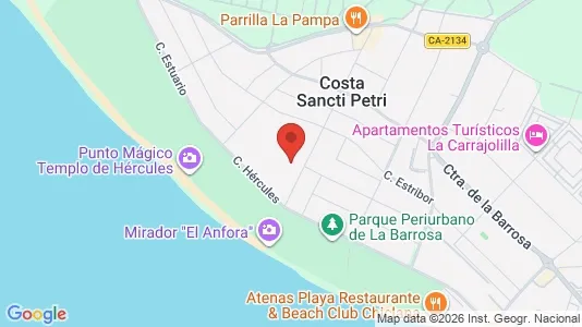 Apartments for rent i Chiclana de la Frontera - kort over placeringen