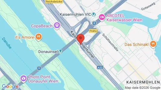 Apartments for rent i Vienna Donaustadt - kort over placeringen