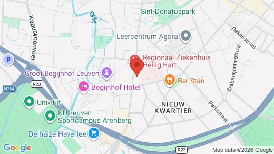 Apartments for rent i Leuven - kort over placeringen