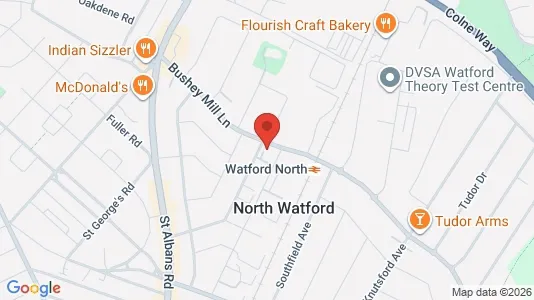 Apartments for rent i Watford - Hertfordshire - kort over placeringen