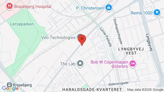 Apartments for rent i Nørrebro - kort over placeringen