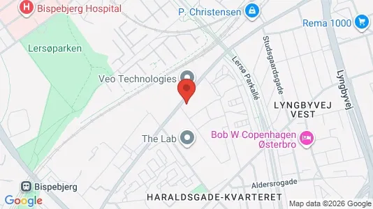 Apartments for rent i Nørrebro - kort over placeringen