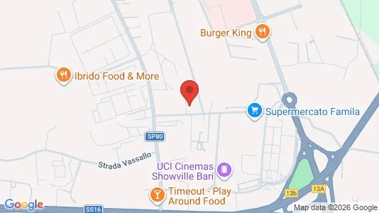 Rooms for rent i Bari - kort over placeringen
