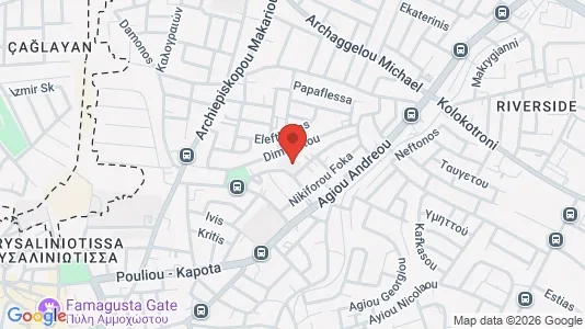 Apartments for rent i Nicosia Lefkosia - kort over placeringen