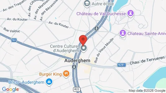 Apartments for rent i Brussels Oudergem - kort over placeringen