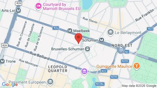 Apartments for rent i Brussels Etterbeek - kort over placeringen