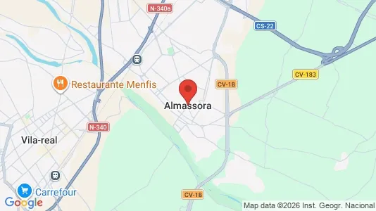 Houses for rent i Almazora/Almassora - kort over placeringen