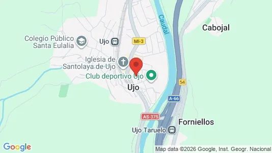 Apartments for rent i Mieres - kort over placeringen