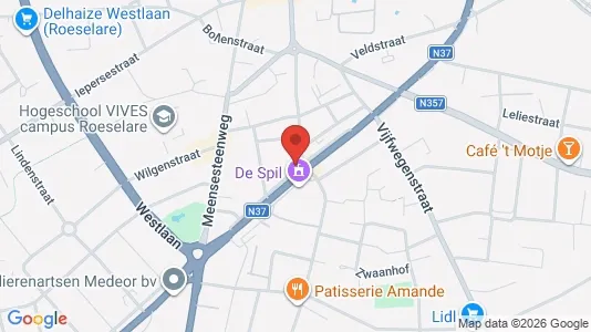 Apartments for rent i Roeselare - kort over placeringen