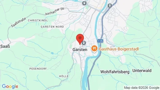 Apartments for rent i Garsten - kort over placeringen