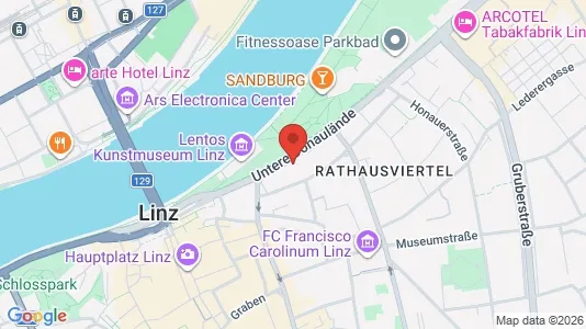 Apartments for rent i Leonding - kort over placeringen
