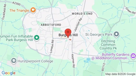 Apartments for rent i Burgess Hill - West Sussex - kort over placeringen