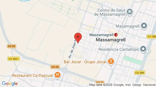 Apartments for rent i Massamagrell - kort over placeringen