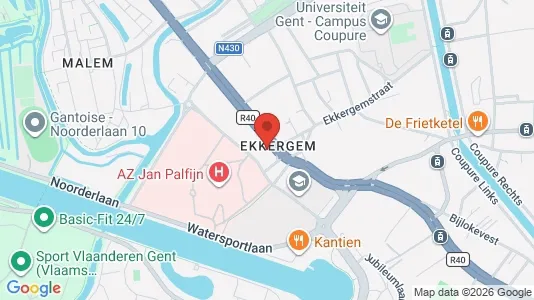 Apartments for rent i Stad Gent - kort over placeringen