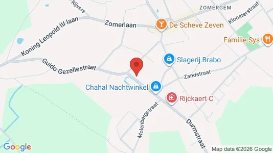 Rooms for rent i Lievegem - kort over placeringen