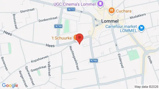 Apartments for rent i Lommel - kort over placeringen