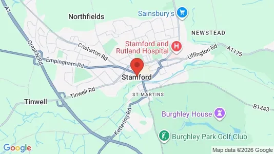 Apartments for rent i Stamford - Lincolnshire - kort over placeringen