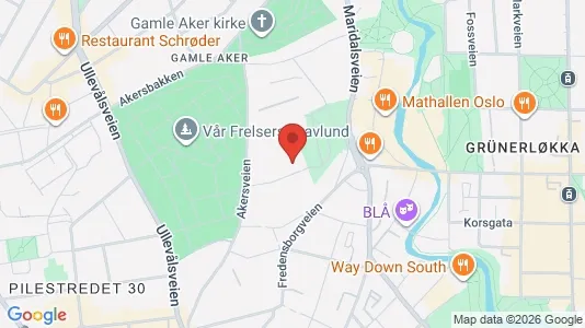 Rooms for rent i Oslo St. Hanshaugen - kort over placeringen