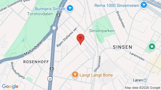 Apartments for rent i Oslo Grünerløkka - kort over placeringen