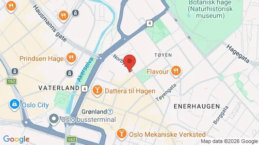 Rooms for rent i Oslo Gamle Oslo - kort over placeringen