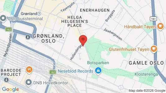 Apartments for rent i Oslo Gamle Oslo - kort over placeringen
