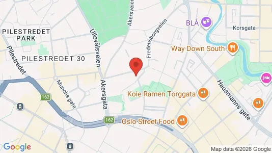 Rooms for rent i Oslo St. Hanshaugen - kort over placeringen