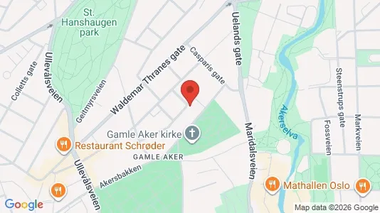 Apartments for rent i Oslo St. Hanshaugen - kort over placeringen