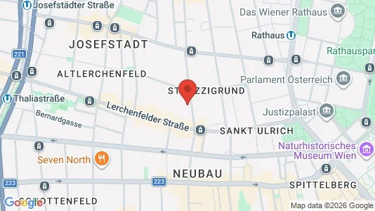 Apartments for rent i Vienna Josefstadt - kort over placeringen