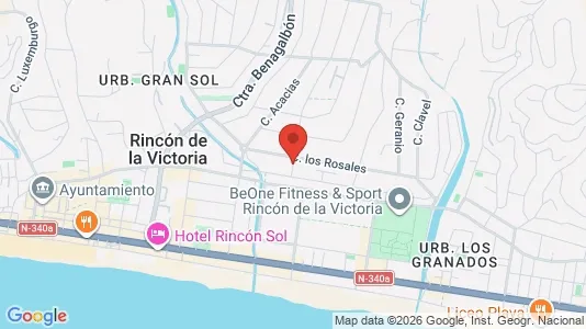Apartments for rent i Rincón de la Victoria - kort over placeringen