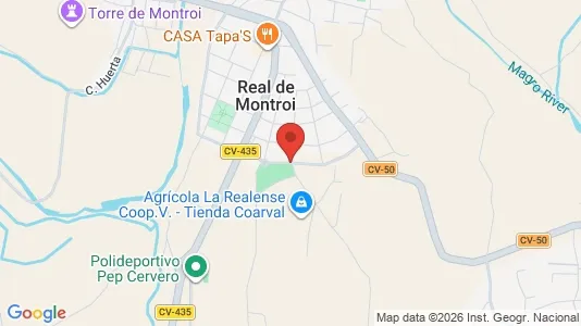 Apartments for rent i Real - kort over placeringen