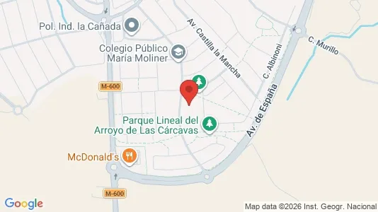 Apartments for rent i Villanueva de la Cañada - kort over placeringen