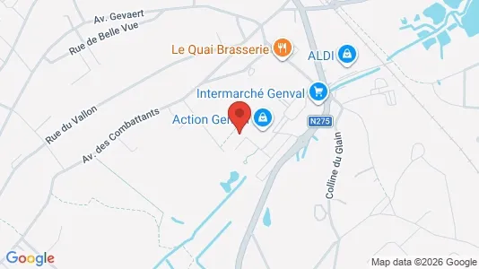 Apartments for rent i Rixensart - kort over placeringen