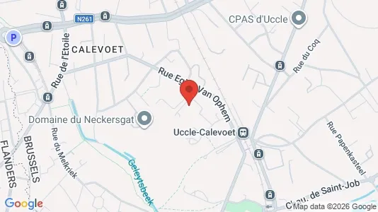 Apartments for rent i Brussels Ukkel - kort over placeringen