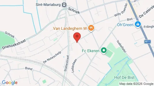 Apartments for rent i Antwerp Ekeren - kort over placeringen