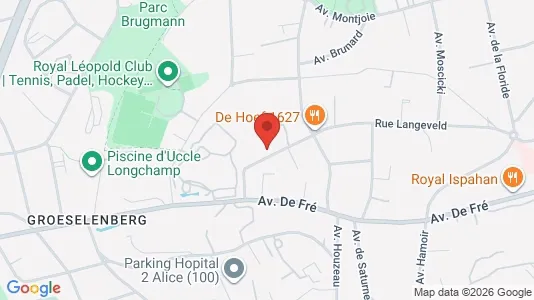 Apartments for rent i Brussels Ukkel - kort over placeringen