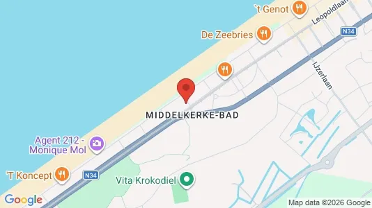 Apartments for rent i Middelkerke - kort over placeringen