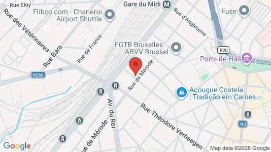 Apartments for rent i Brussels Sint-Gillis - kort over placeringen