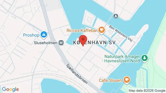 Apartments for rent i Copenhagen SV - kort over placeringen