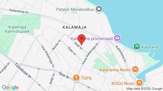 Apartments for rent i Tallinn Kesklinna - kort over placeringen