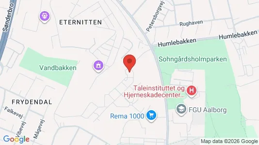 Apartments for rent i Aalborg Center - kort over placeringen