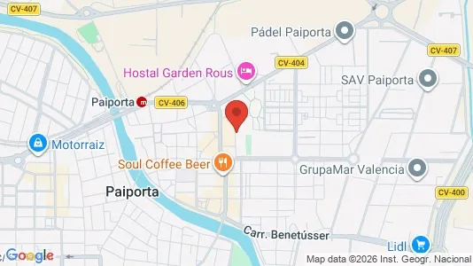 Apartments for rent i Paiporta - kort over placeringen