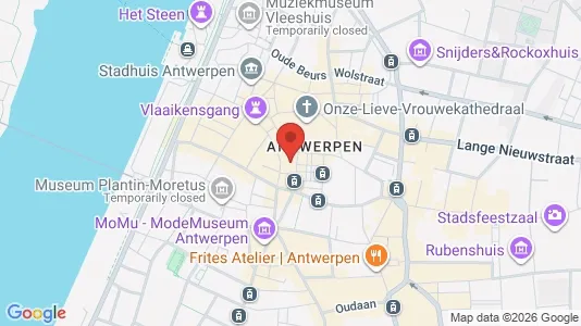 Apartments for rent i Stad Antwerp - kort over placeringen