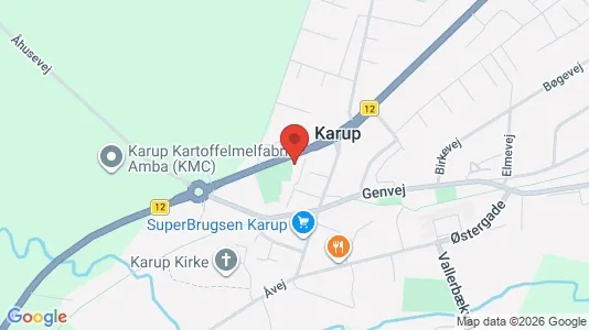Apartments for rent i Karup J - kort over placeringen