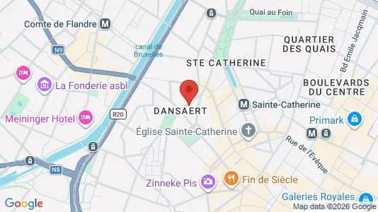 Apartments for rent i Stad Brussel - kort over placeringen