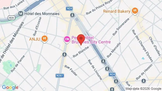 Apartments for rent i Stad Brussel - kort over placeringen