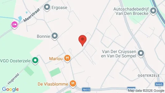 Apartments for rent i Oosterzele - kort over placeringen