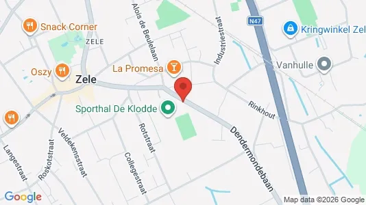 Apartments for rent i Zele - kort over placeringen