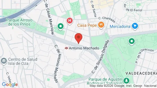 Apartments for rent i Madrid Centro - kort over placeringen