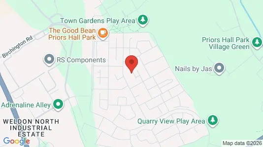 Apartments for rent i Corby - Northamptonshire - kort over placeringen